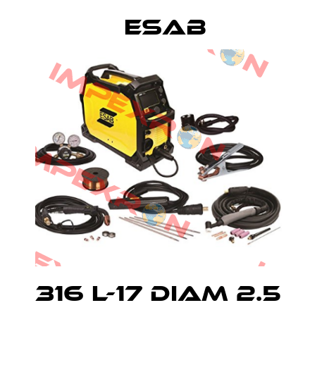 316 L-17 DIAM 2.5  Esab