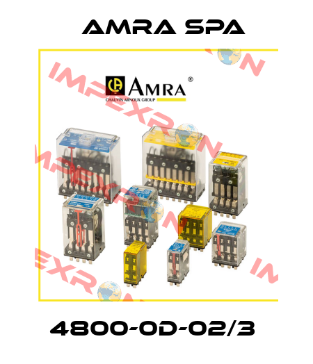 4800-0D-02/3  Amra SpA