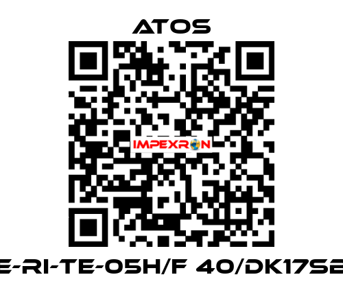 E-RI-TE-05H/F 40/DK17SB Atos