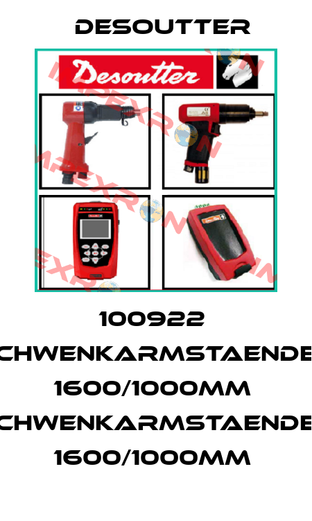 100922  SCHWENKARMSTAENDER 1600/1000MM  SCHWENKARMSTAENDER 1600/1000MM  Desoutter