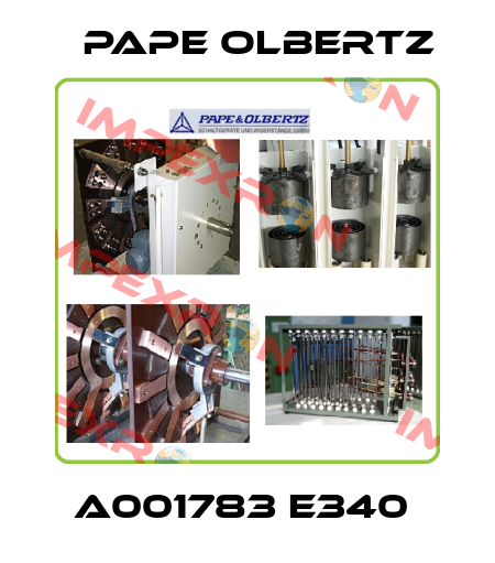 A001783 E340  Pape Olbertz