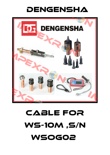 CABLE FOR WS-10M ,S/N WSOG02  Dengensha