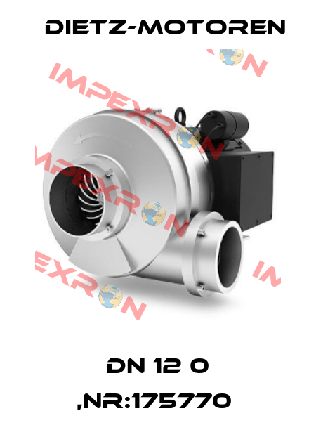 DN 12 0 ,NR:175770  Dietz-Motoren