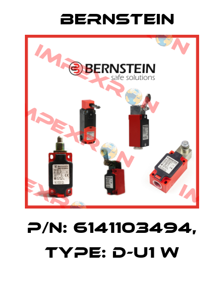 P/N: 6141103494, Type: D-U1 W Bernstein