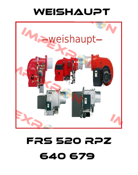 FRS 520 RPZ 640 679  Weishaupt
