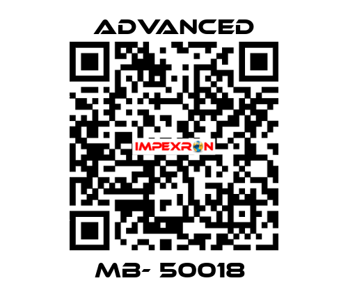 MB- 50018  Advanced