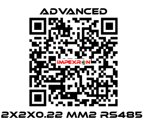 2X2X0.22 mm2 RS485  Advanced