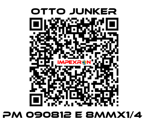 PM 090812 E 8MMX1/4  Otto Junker