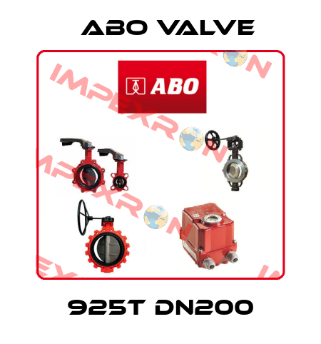 925T DN200 ABO Valve