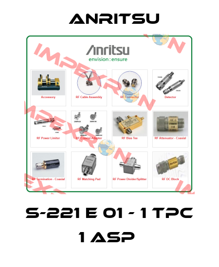 S-221 E 01 - 1 TPC 1 ASP  Anritsu
