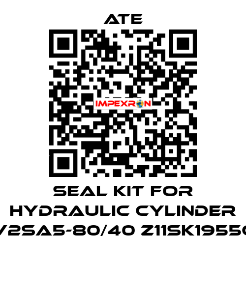 SEAL KIT FOR HYDRAULIC CYLINDER V2SA5-80/40 Z11SK1955C  Ate