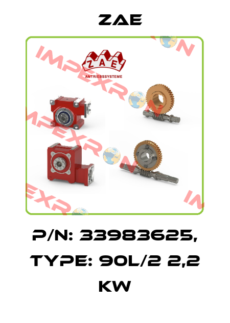 P/N: 33983625, Type: 90L/2 2,2 kW Zae