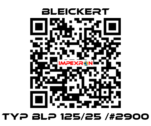 Typ BLP 125/25 /#2900 Bleickert