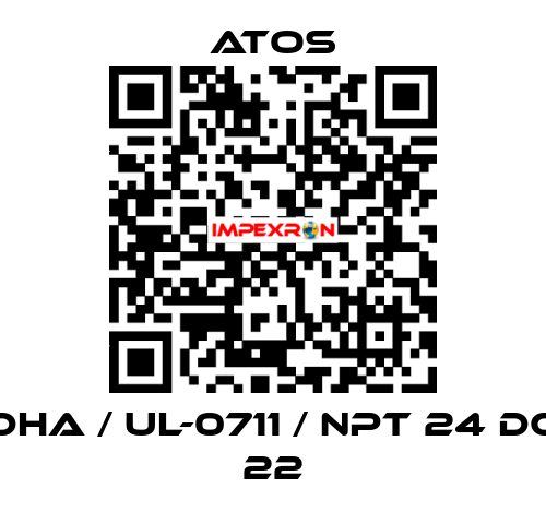 DHA / Ul-0711 / NPT 24 DC 22 Atos