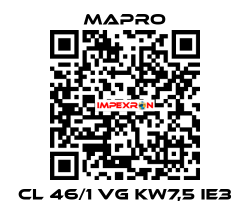 CL 46/1 VG kW7,5 IE3 Mapro