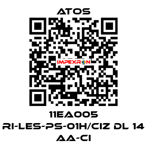 11EA005 RI-LES-PS-01H/CIZ DL 14 AA-CI Atos