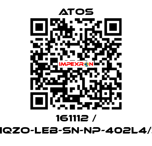 161112 / LIQZO-LEB-SN-NP-402L4/Z Atos