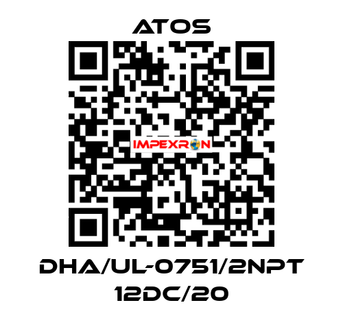 DHA/UL-0751/2NPT 12DC/20 Atos