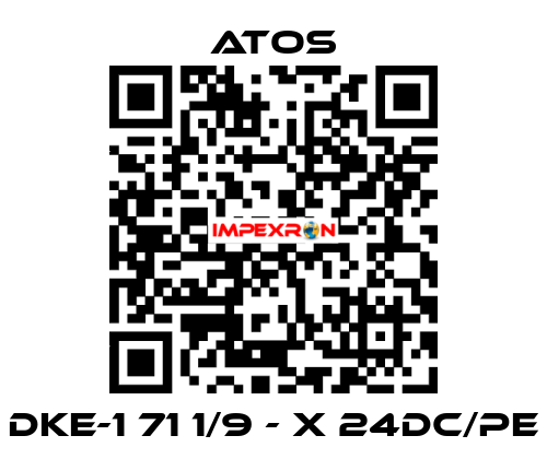 DKE-1 71 1/9 - X 24DC/PE Atos