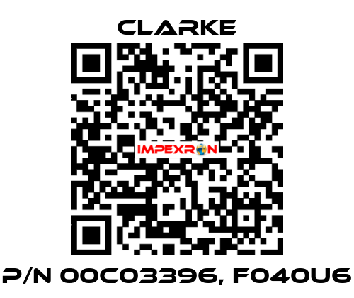 p/n 00C03396, F040U6 Clarke