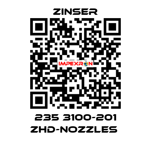 235 3100-201 ZHD-nozzles  Zinser