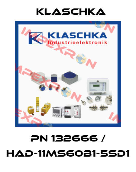 PN 132666 / HAD-11ms60b1-5Sd1 Klaschka