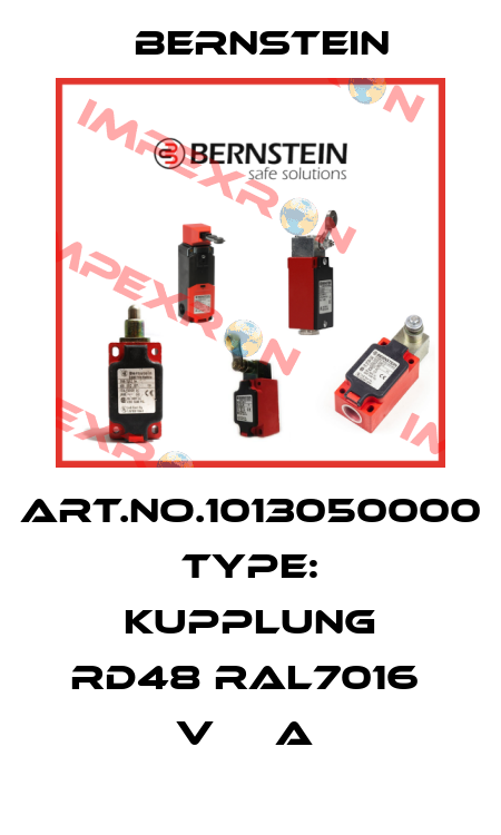 Art.No.1013050000 Type: KUPPLUNG RD48 RAL7016  V     A  Bernstein