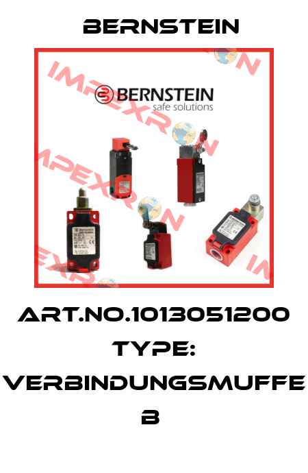 Art.No.1013051200 Type: VERBINDUNGSMUFFE             B  Bernstein