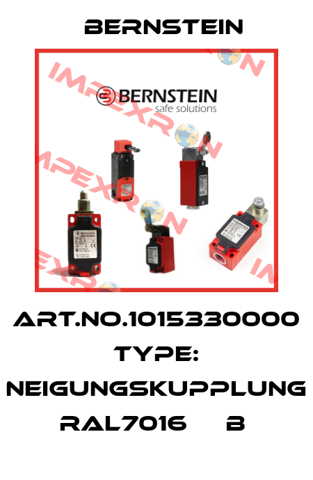 Art.No.1015330000 Type: NEIGUNGSKUPPLUNG RAL7016     B  Bernstein
