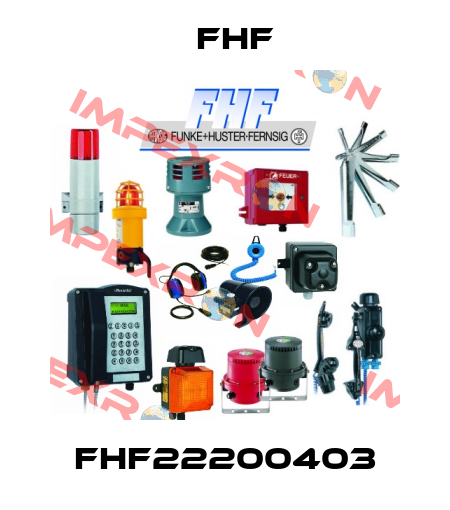 FHF22200403 FHF