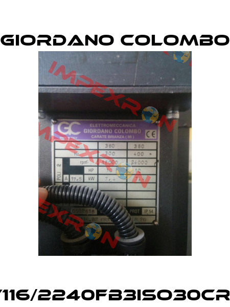 RV116/2240FB3ISO30CRPD GIORDANO COLOMBO