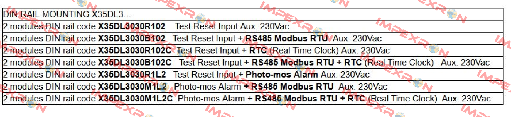 X35DL3030R1L2  FRER