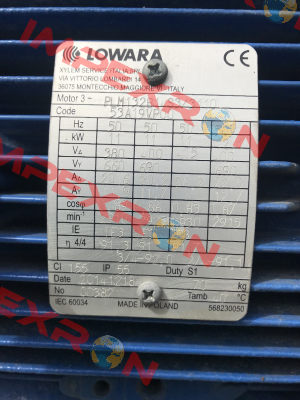 PLM132B14S3/3110 E3     Lowara