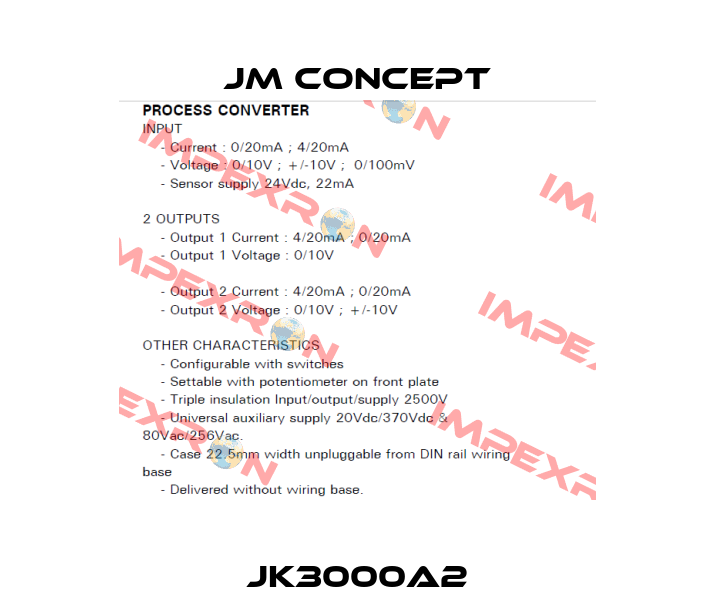 JK3000A2 JM Concept