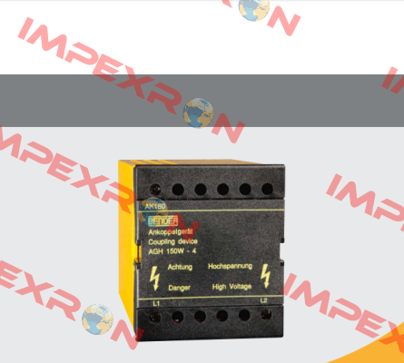 AGH150W-4 AC 0-1150 V, DC 0-1760 V Bender