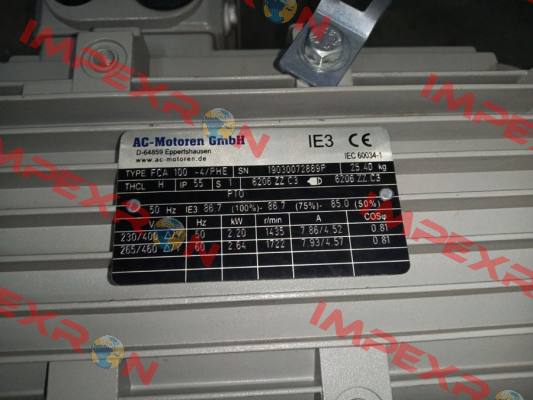 FCA 100 La-4 / PHE B5 AC Motoren