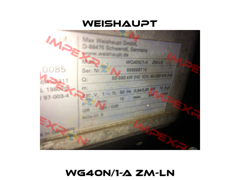 WG40N/1-A ZM-LN Weishaupt