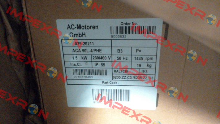 IE3AC09L4000 AC Motoren