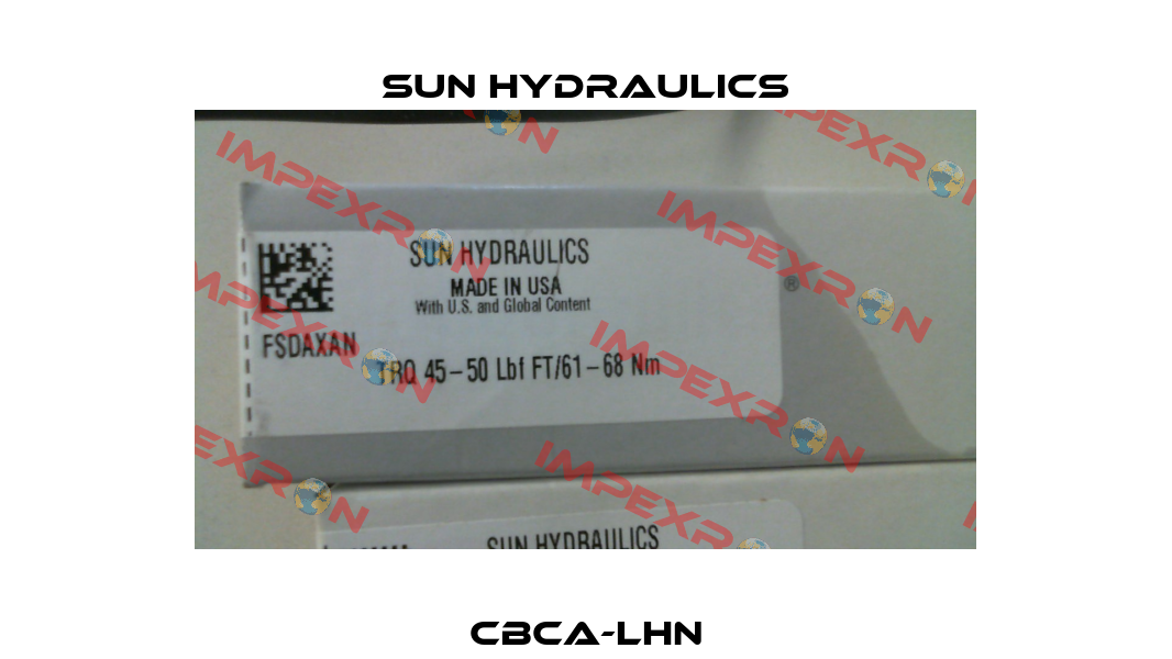 CBCA-LHN Sun Hydraulics